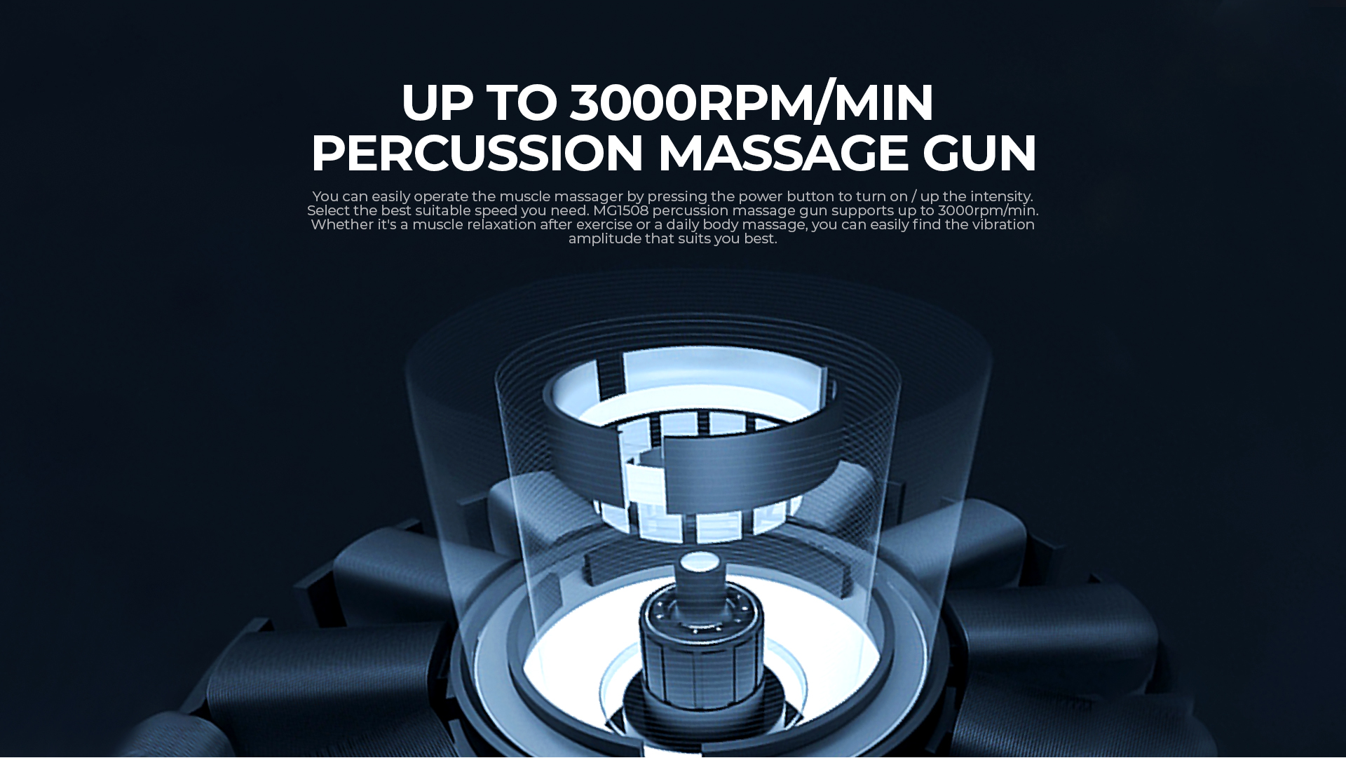 Mini Pistola de Massagem Havit MG1508