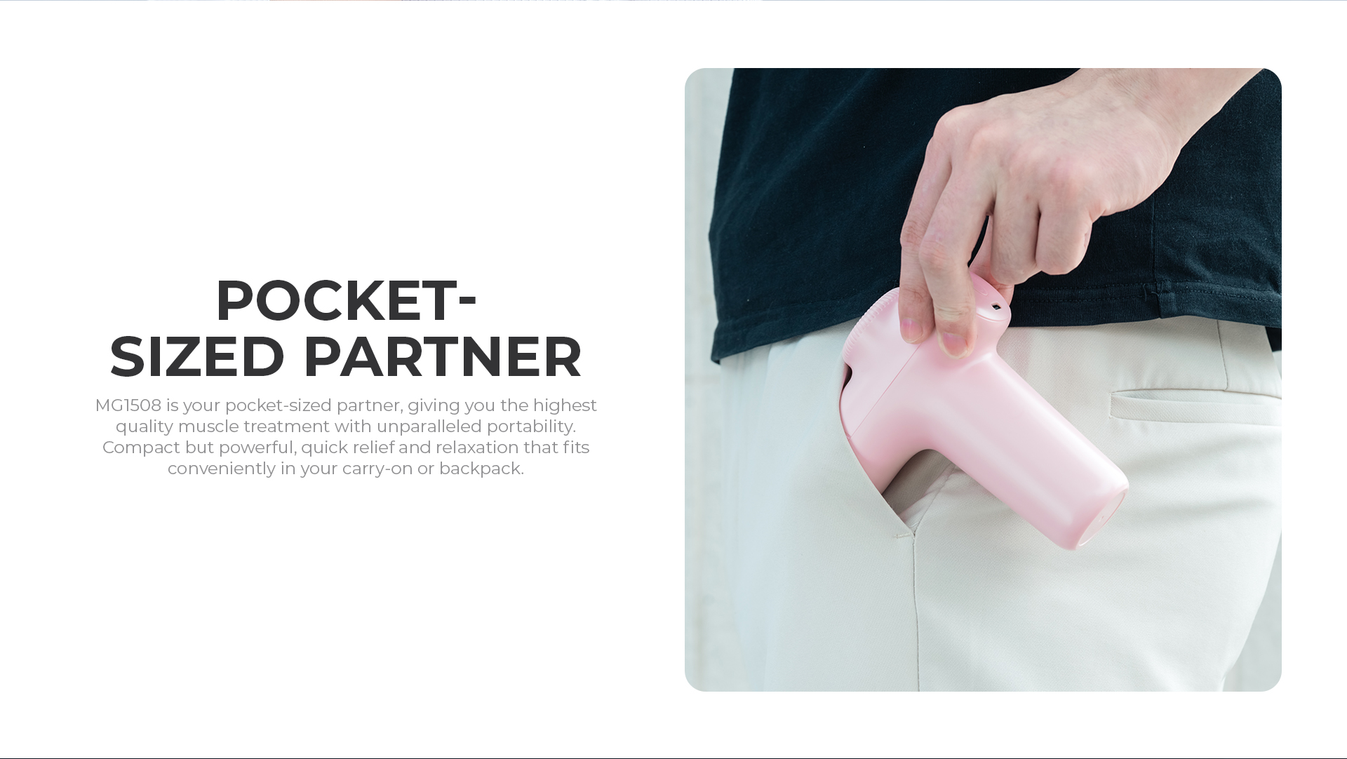 Mini Pistola de Massagem Havit MG1508