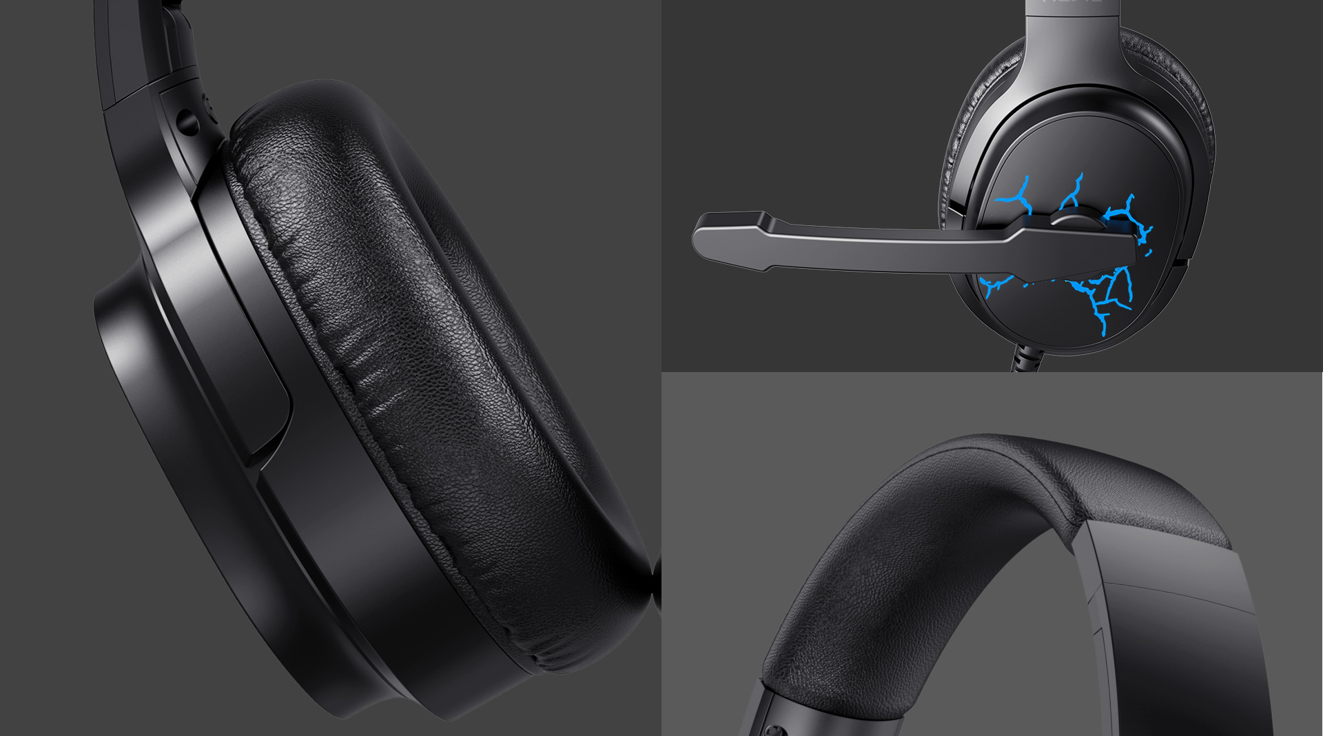 Headset Havit H213U, com Cabo USB e Microfone