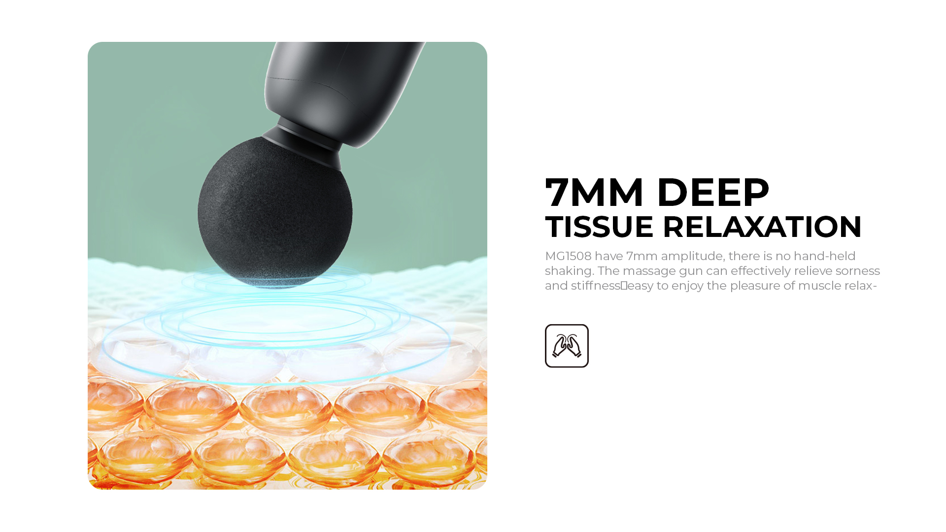 Mini Pistola de Massagem Havit MG1508