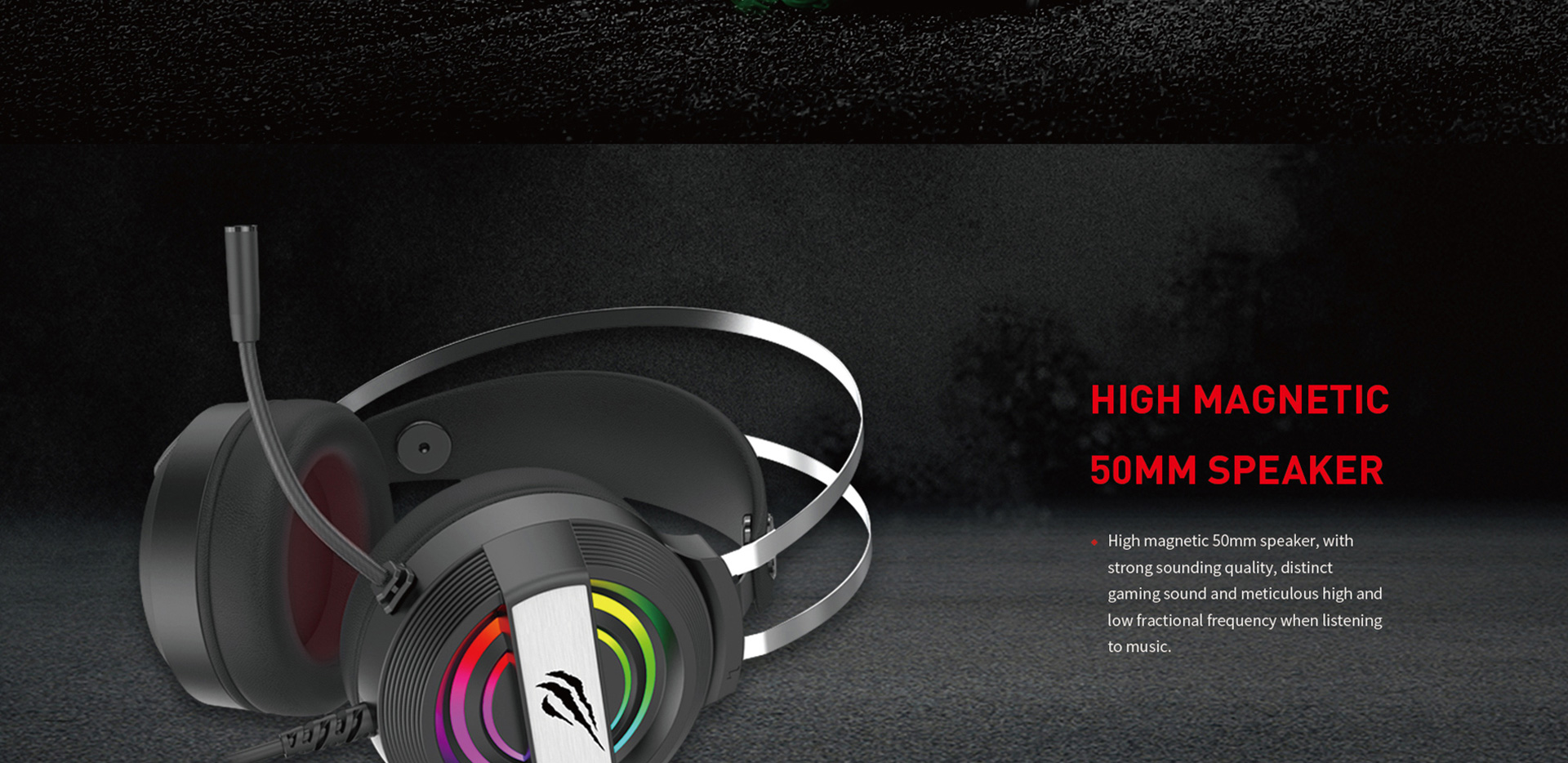 Headset Gaming Havit H2026D, com USB e Jack 3.5mm