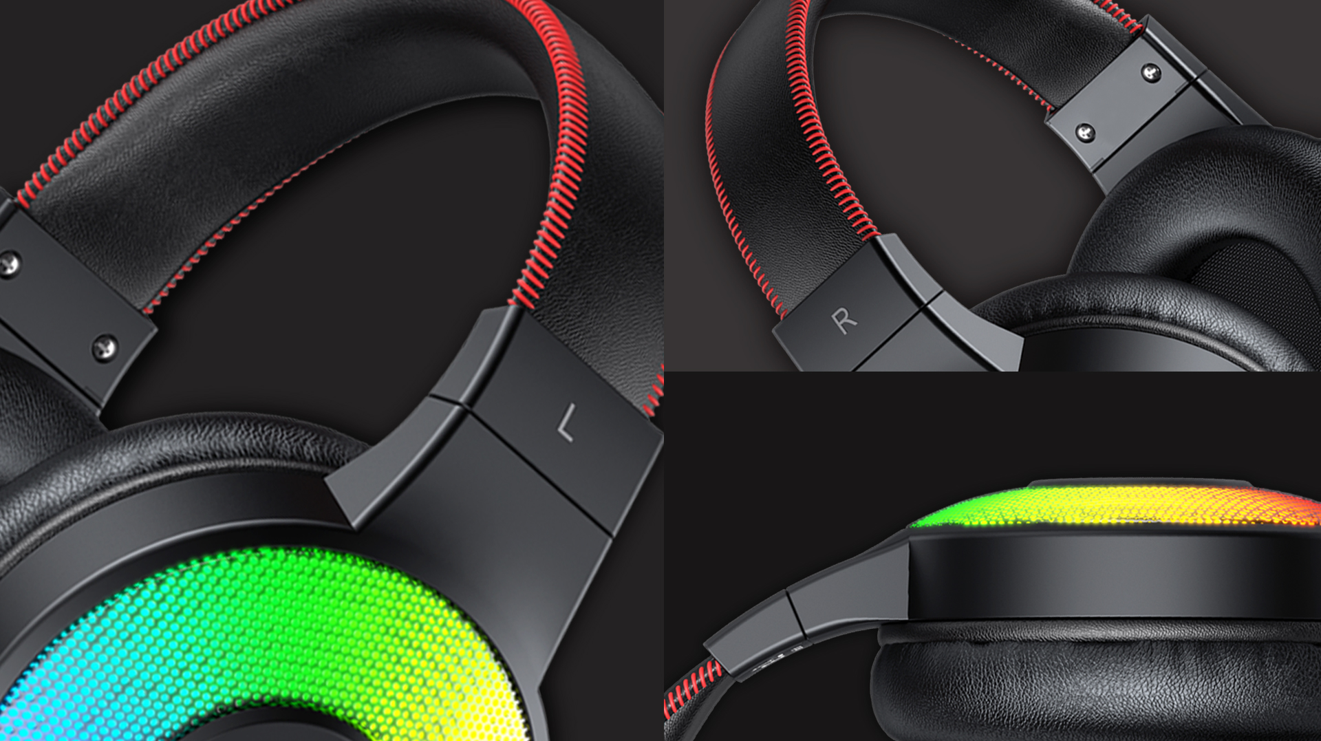 Headset Gaming Havit H2013D, com USB, 2*Jack 3.5mm e Microfone