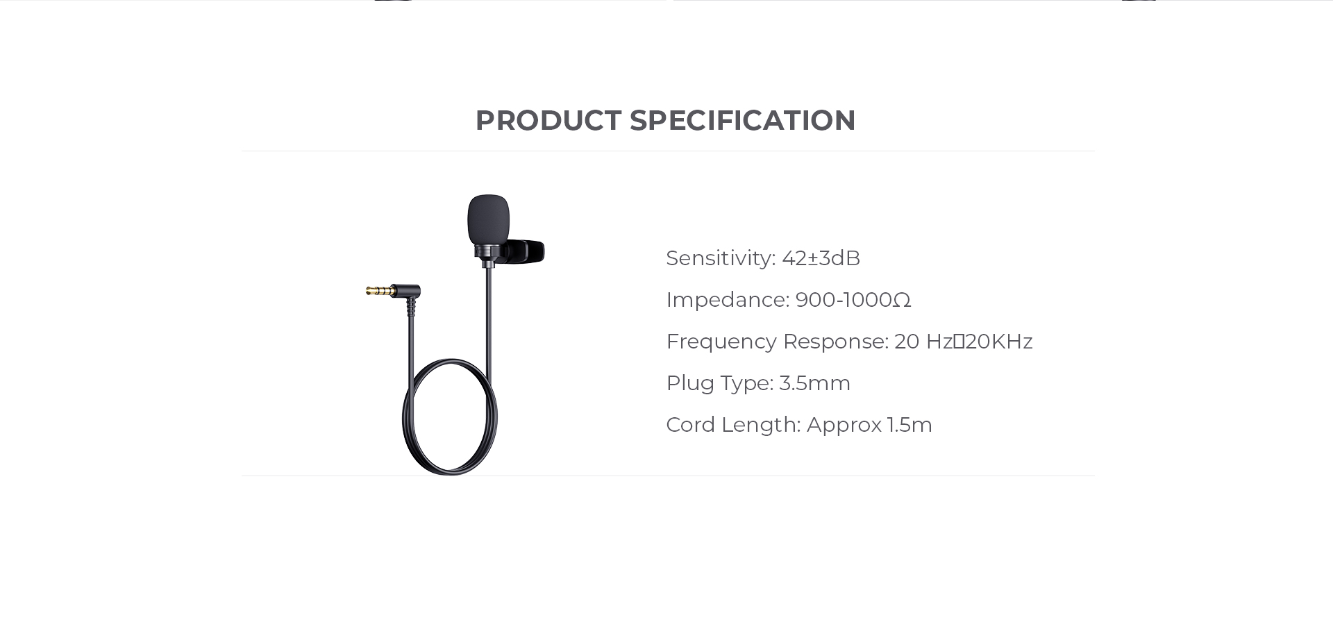 Microfone de Lapela Havit MC361, com Conexão Jack 3.5mm