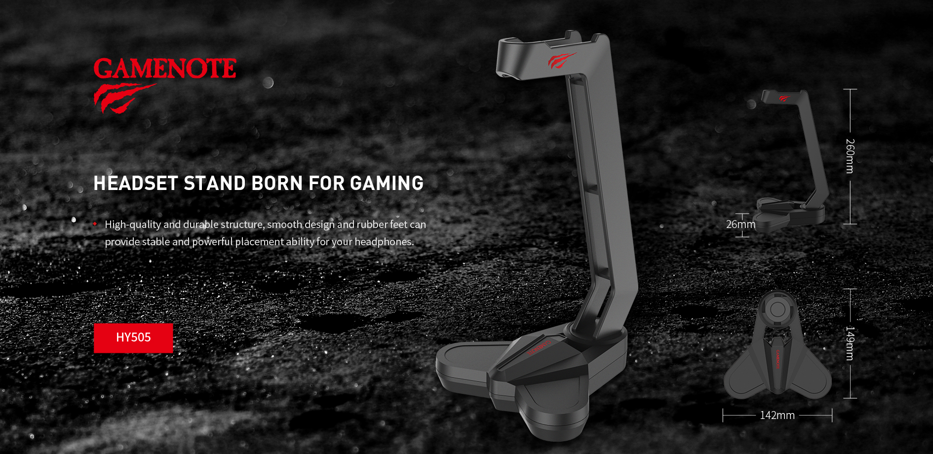 Suporte para Headset Gaming, Havit HY505