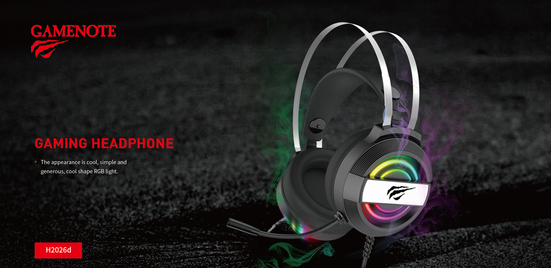 Headset Gaming Havit H2026D, com USB e Jack 3.5mm