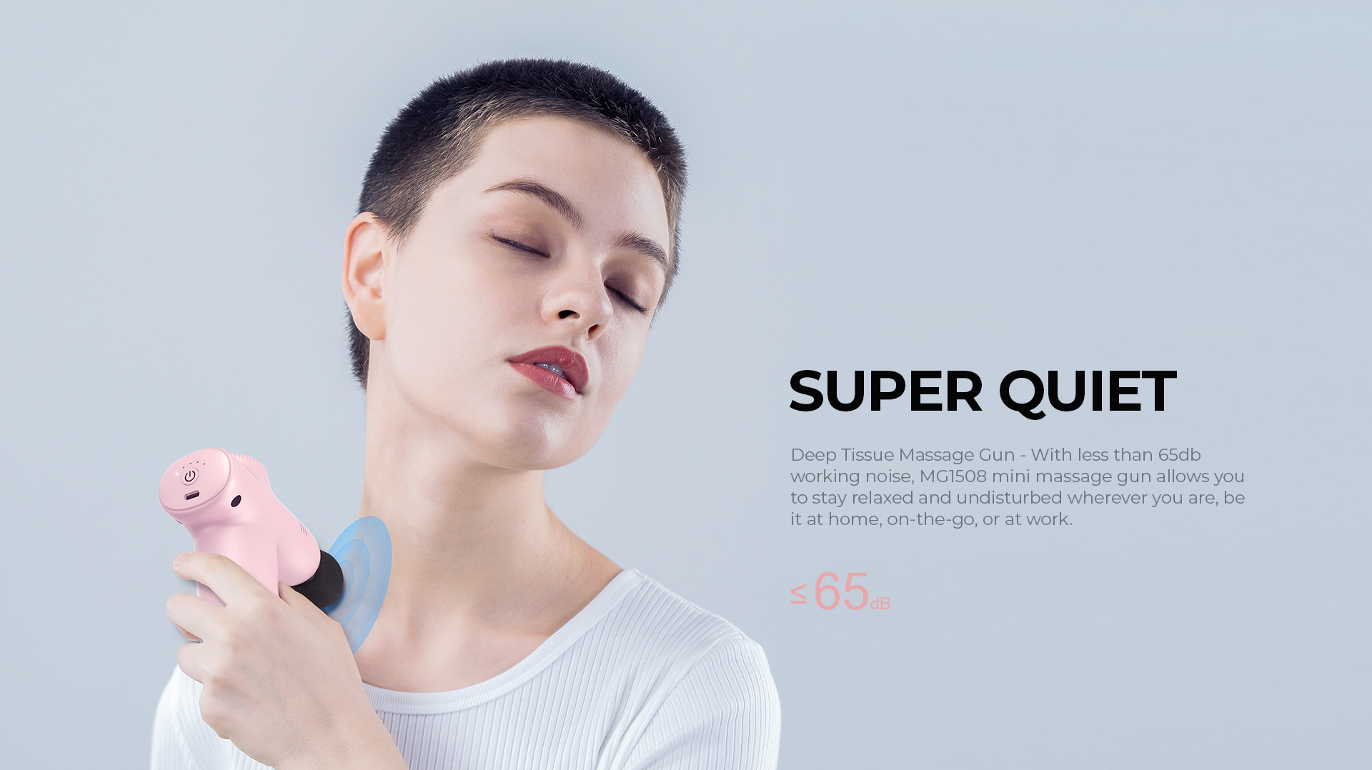 Mini Pistola de Massagem Havit MG1508