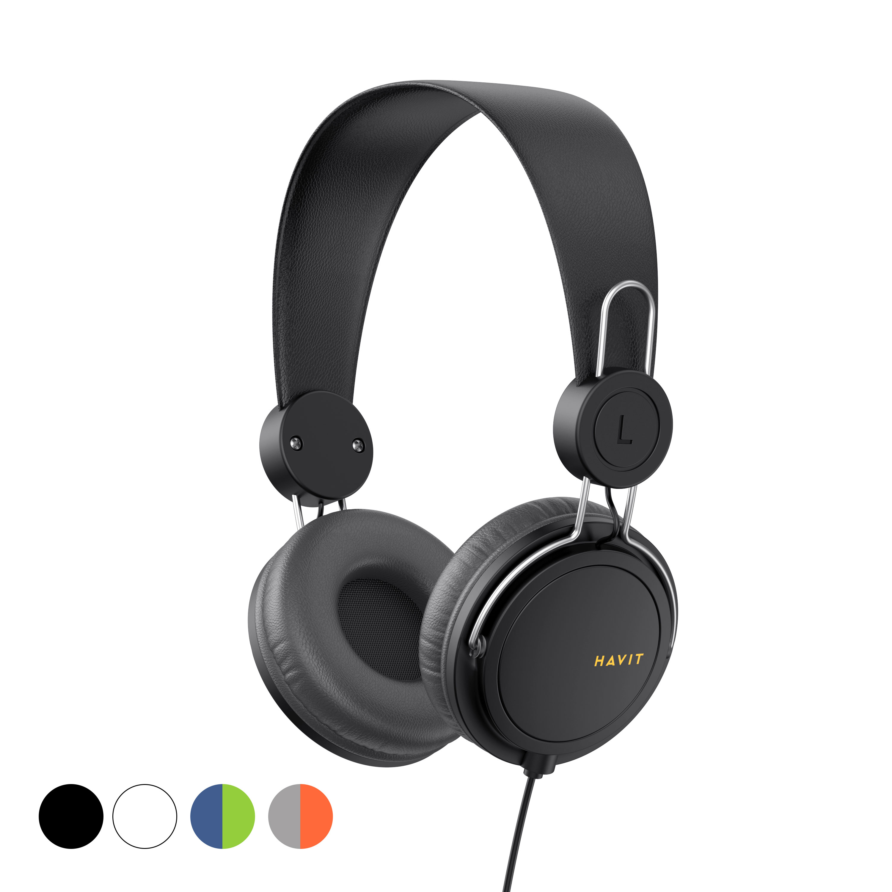 Headset Havit H2198D, com Cabo Jack 3.5mm