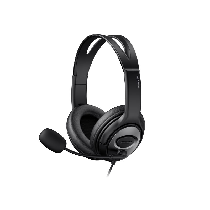 Headset Havit H206D, com 2* Jack 3.5mm e Microfone