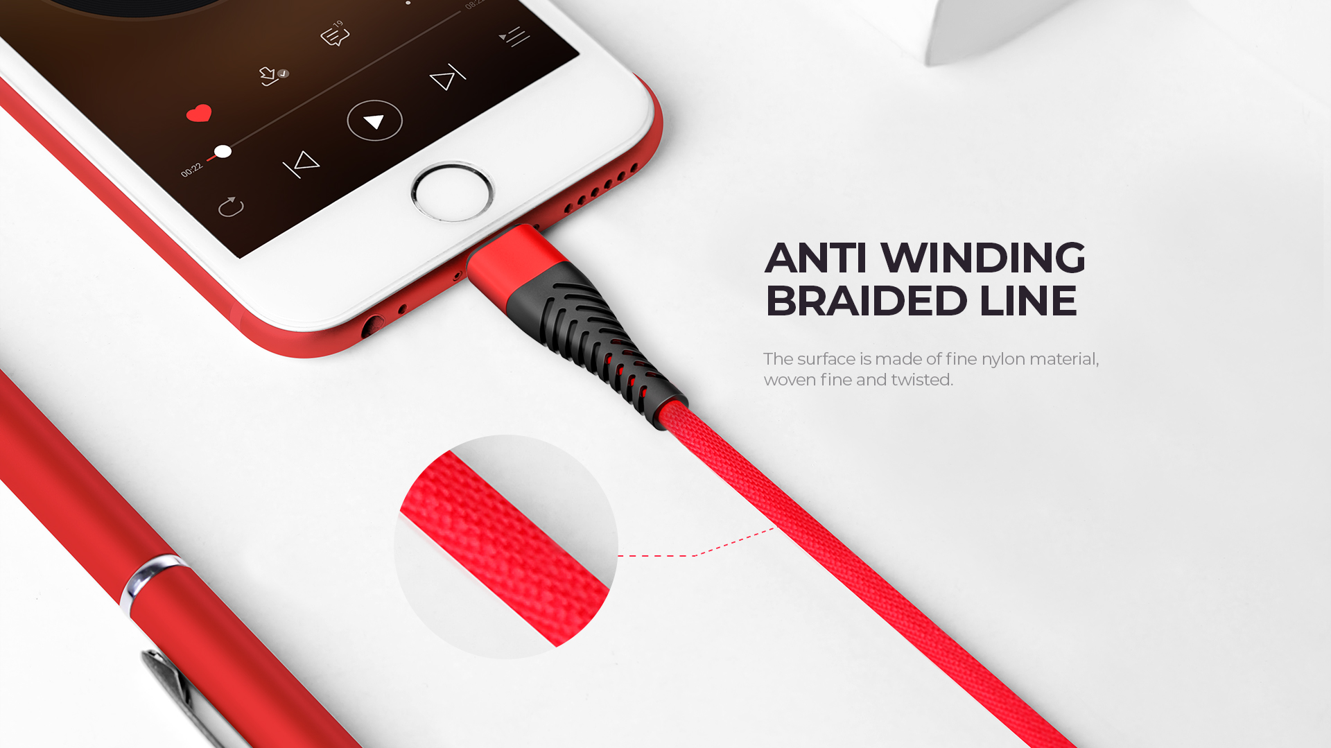 Cabo Adaptador USB para Lightning CB705 - Havit